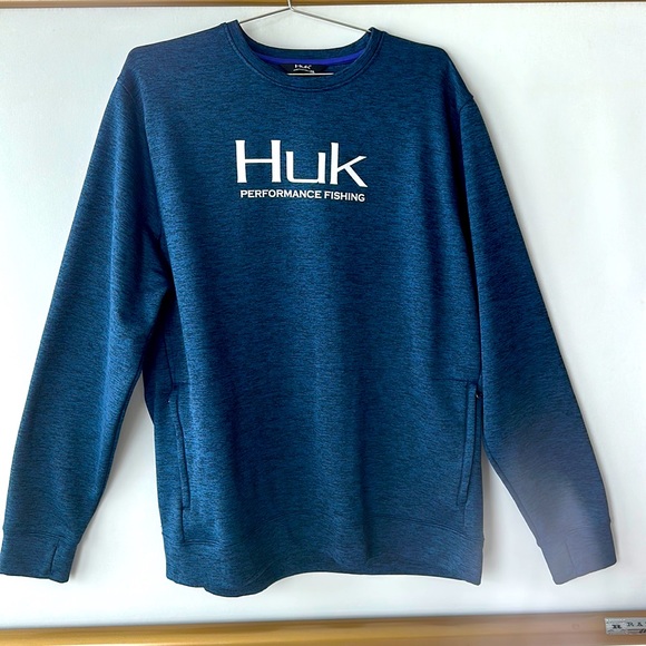 HUK Performance Fishing sweatshirt - Picture 1 of 5